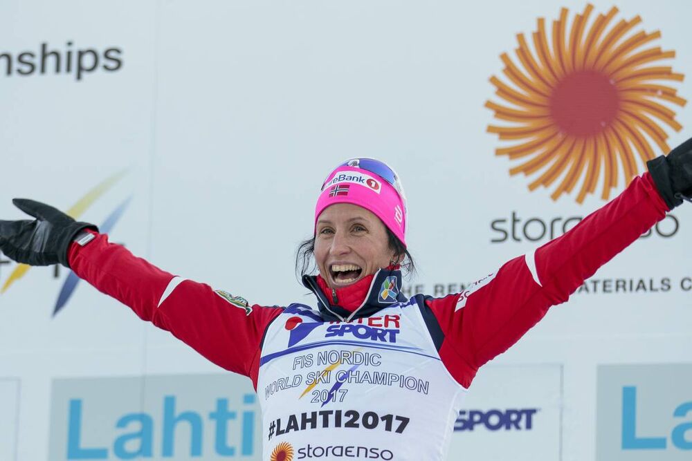 04.03.2017, Lahti, Finland (FIN):Marit Bjoergen (NOR) - FIS nordic world ski championships, cross-country, mass women, Lahti (FIN). www.nordicfocus.com. © Modica/NordicFocus. Every downloaded picture is fee-liable.