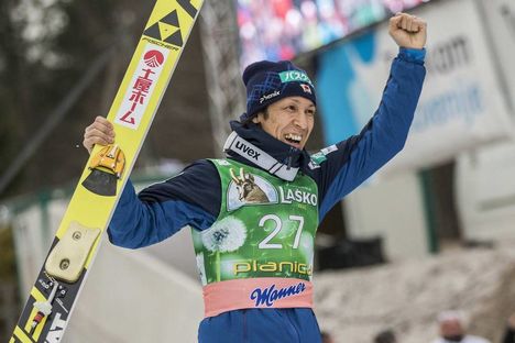 NordicFocus 26.03.2017, Planica, Slovenia (SLO):Noriaki Kasai (JPN) - FIS world cup ski flying, individual HS225, Planica (SLO). www.nordicfocus.com. © Modica/NordicFocus. Every downloaded picture is fee-liable.