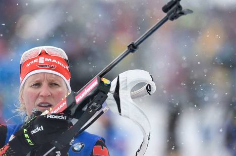 NordicFocus 17.02.2017, Hochfilzen, Austria (AUT):Franziska Hildebrand (GER) - IBU world championships biathlon, relay women, Hochfilzen (AUT). www.nordicfocus.com. © NordicFocus. Every downloaded picture is fee-liable.