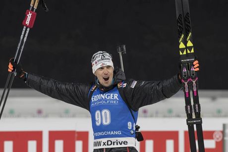 NordicFocus 03.03.2017, Pyeong Chang, Korea (KOR):Julian Eberhard (AUT) - IBU world cup biathlon, sprint men, Pyeong Chang (KOR). www.nordicfocus.com. © Manzoni/NordicFocus. Every downloaded picture is fee-liable.
