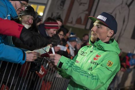 NordicFocus 12.02.2017, Hochfilzen, Austria (AUT):Eric Lesser (GER) - IBU world championships biathlon, medals, Hochfilzen (AUT). www.nordicfocus.com. © NordicFocus. Every downloaded picture is fee-liable.