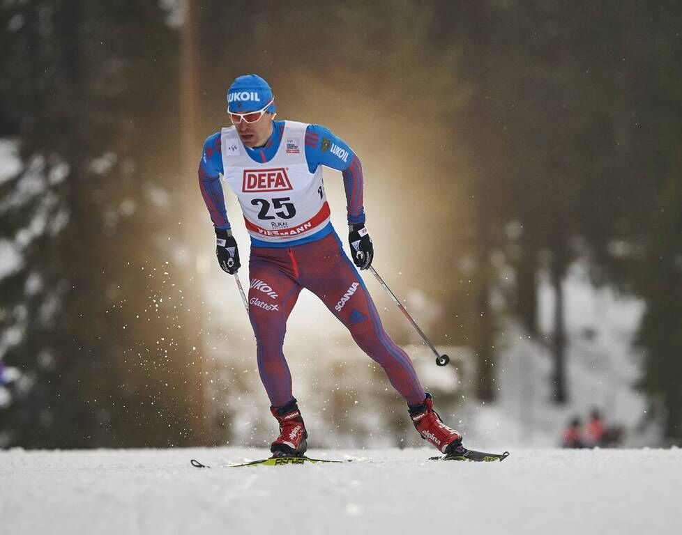 28.11.2015, Ruka, Finland (FIN):Maxim Vylegzhanin (RUS) - FIS world cup cross-country, 10km men, Ruka (FIN). www.nordicfocus.com. © Felgenhauer/NordicFocus. Every downloaded picture is fee-liable.