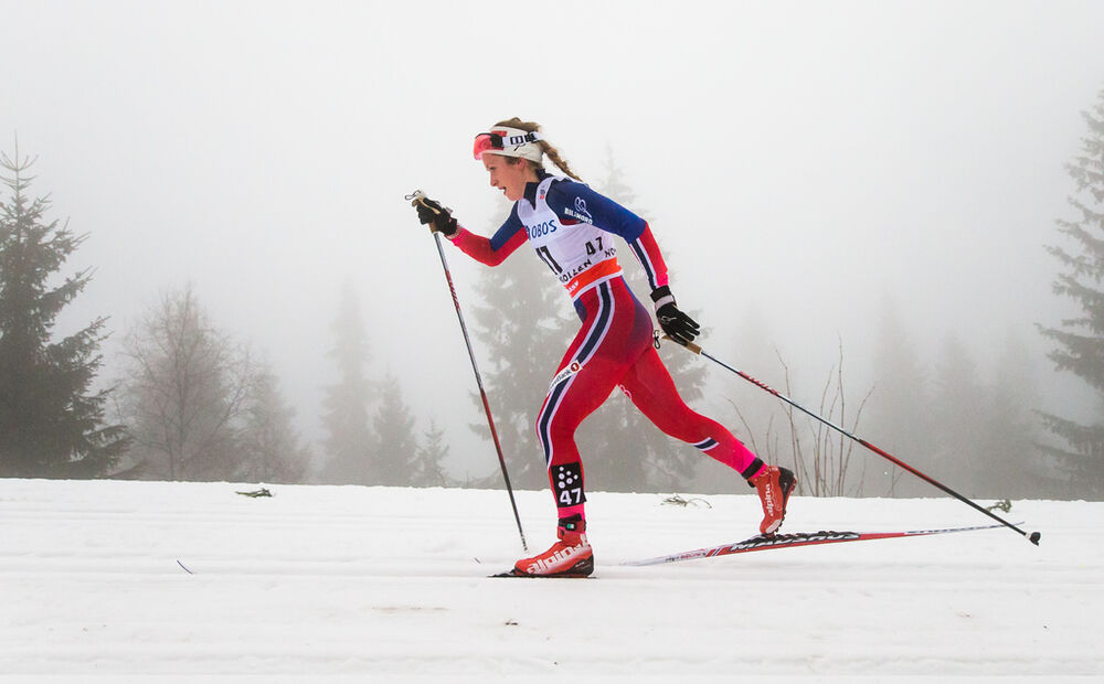 07.02.2016, Oslo, Norway (NOR): Anna Svendsen (NOR) - FIS world cup cross-country, mass women, Oslo (NOR). www.nordicfocus.com. © Laiho/NordicFocus. Every downloaded picture is fee-liable.
