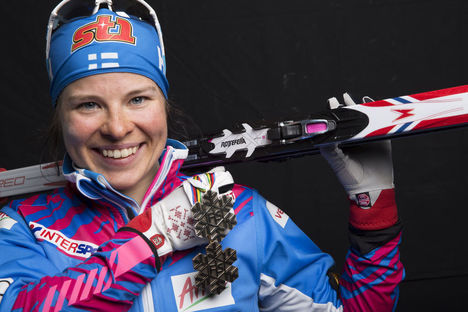 Modica/NordicFocus 23.02.2017, Lahti, Finland (FIN):Krista Parmakoski (FIN) - FIS nordic world ski championships, cross-country, medals, Lahti (FIN). www.nordicfocus.com. © Modica/NordicFocus. Every downloaded picture is fee-liable.