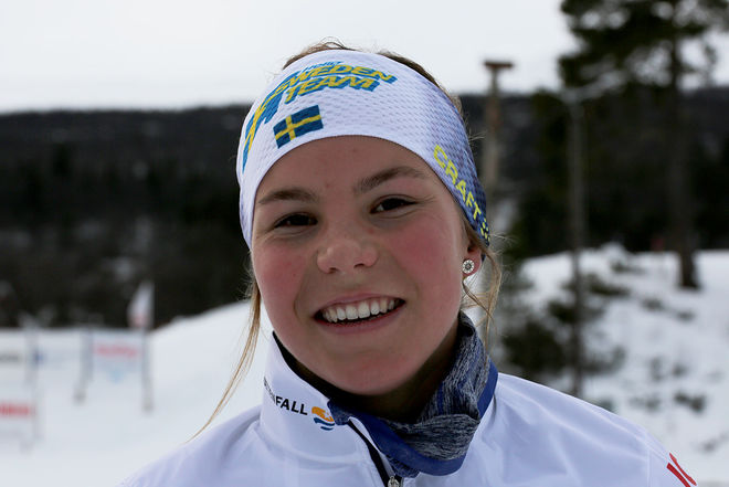 JOHANNA HAGSTRÖM vann D19-20-klassen vid sprinten i Idre. Foto/rights: KJELL-ERIK KRISTIANSEN/KEK-stock