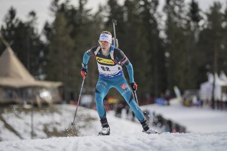 NordicFocus 17.03.2017, Oslo, Norway (NOR):Enora Latuilliere (FRA) - IBU world cup biathlon, sprint women, Oslo (NOR). www.nordicfocus.com. © Manzoni/NordicFocus. Every downloaded picture is fee-liable.