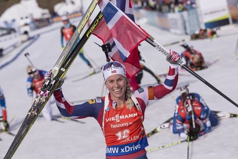 NordicFocus 19.03.2017, Oslo, Norway (NOR):Tiril Eckhoff (NOR) - IBU world cup biathlon, mass women, Oslo (NOR). www.nordicfocus.com. © Manzoni/NordicFocus. Every downloaded picture is fee-liable.
