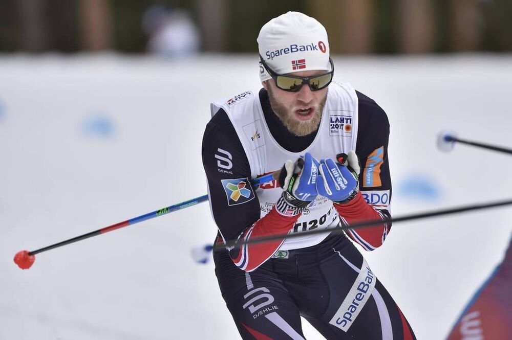 03.03.2017, Lahti, Finland (FIN):Martin Johnsrud Sundby (NOR) - FIS nordic world ski championships, cross-country, 4x10km men, Lahti (FIN). www.nordicfocus.com. © Thibaut/NordicFocus. Every downloaded picture is fee-liable.