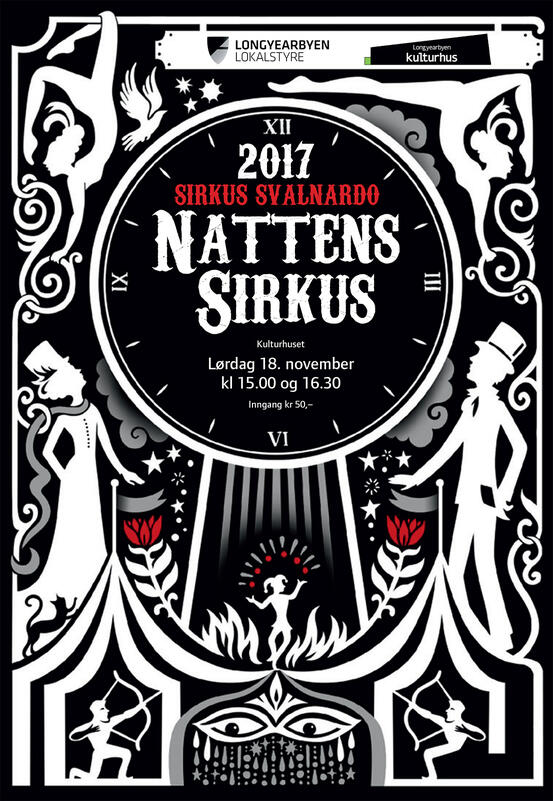 Sirkus Svalnardo 2017 Plakat Nattens Sirkus