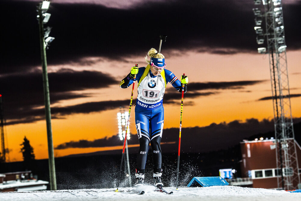 27.11.2016, Oestersund, Sweden, (SWE):Grete Gaim (EST) - IBU world cup biathlon, relay mixed, Oestersund (SWE). www.nordicfocus.com. © Manzoni/NordicFocus. Every downloaded picture is fee-liable.