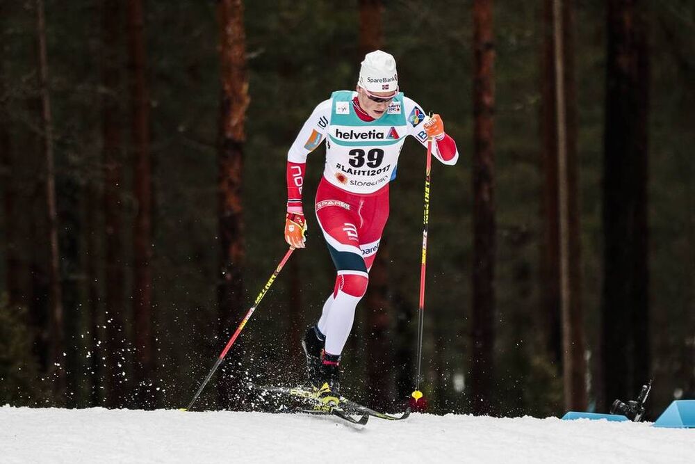 01.03.2017, Lahti, Finland (FIN):Johannes Hoesflot Klaebo (NOR) - FIS nordic world ski championships, cross-country, 15km men, Lahti (FIN). www.nordicfocus.com. © Modica/NordicFocus. Every downloaded picture is fee-liable.