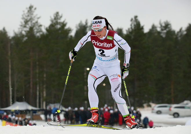 CHARLOTTE KALLA vann klart i säsongspremiären över 5 km fristil i Gällivare. Foto/rights: MARCELA HAVLOVA/KEK-photo