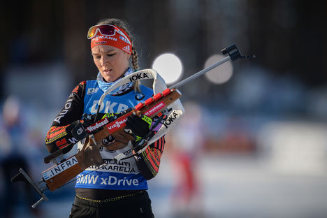 NordicFocus 11.03.2017, Kontiolahti, Finland (FIN):Denise Herrmann (GER) - IBU world cup biathlon, pursuit women, Kontiolahti (FIN). www.nordicfocus.com. © Tumashov/NordicFocus. Every downloaded picture is fee-liable.