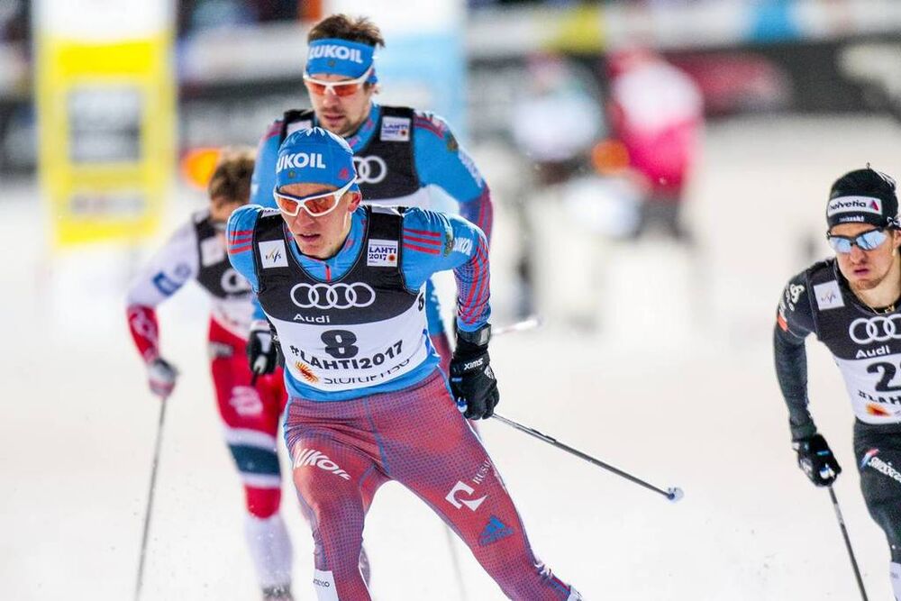 23.02.2017, Lahti, Finland (FIN):Alexander Bolshunov (RUS) - FIS nordic world ski championships, cross-country, individual sprint, Lahti (FIN). www.nordicfocus.com. © Modica/NordicFocus. Every downloaded picture is fee-liable.
