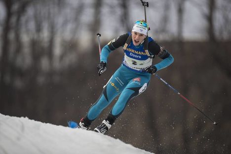 NordicFocus 05.03.2017, Pyeong Chang, Korea (KOR):Anais Bescond (FRA) - IBU world cup biathlon, relay women, Pyeong Chang (KOR). www.nordicfocus.com. © Manzoni/NordicFocus. Every downloaded picture is fee-liable.