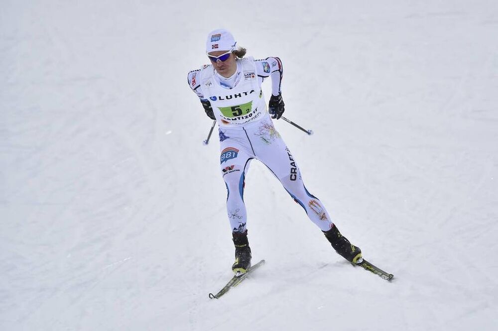 26.02.2017, Lahti, Finland (FIN):Mikko Kokslien (NOR) - FIS nordic world ski championships, nordic combined, team HS100/4x5km, Lahti (FIN). www.nordicfocus.com. © Thibaut/NordicFocus. Every downloaded picture is fee-liable.
