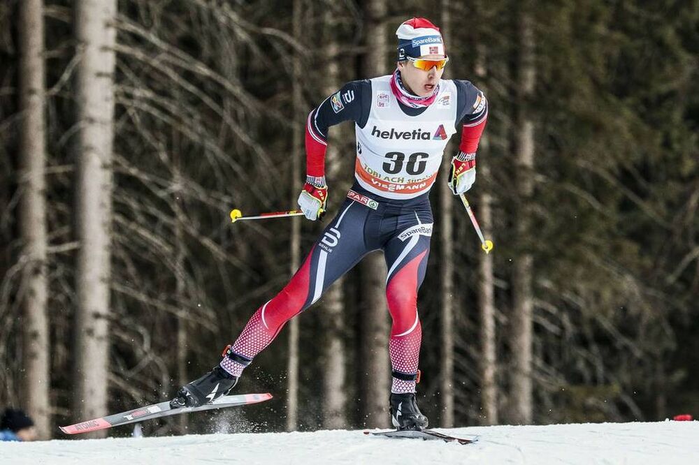 06.01.2017, Toblach, Italy (ITA):Simen Hegstad Krueger (NOR) - FIS world cup cross-country, tour de ski, 10km men, Toblach (ITA). www.nordicfocus.com. © Modica/NordicFocus. Every downloaded picture is fee-liable.