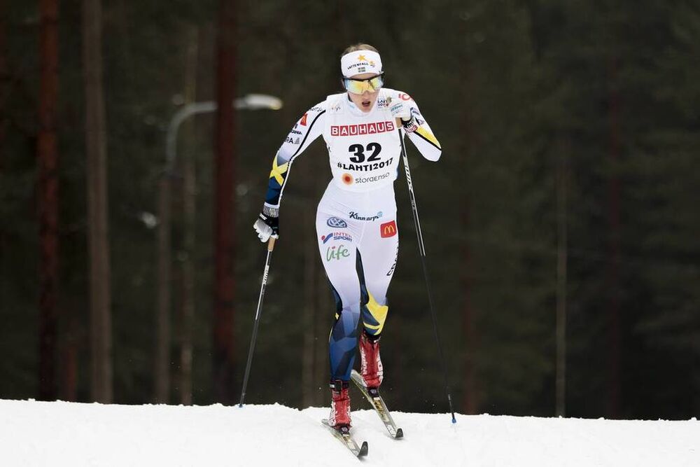 28.02.2017, Lahti, Finland (FIN):Stina Nilsson (SWE) - FIS nordic world ski championships, cross-country, 10km women, Lahti (FIN). www.nordicfocus.com. © Modica/NordicFocus. Every downloaded picture is fee-liable.