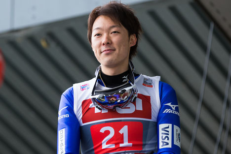 NordicFocus 04.01.2015, Innsbruck, Austria (AUT): Junshiro Kobayashi (JPN), Fischer- FIS world cup ski jumping, four hills tournament, individual HS130, Innsbruck (AUT). www.nordicfocus.com. © Laiho/NordicFocus. Every downloaded picture is fee-liable.