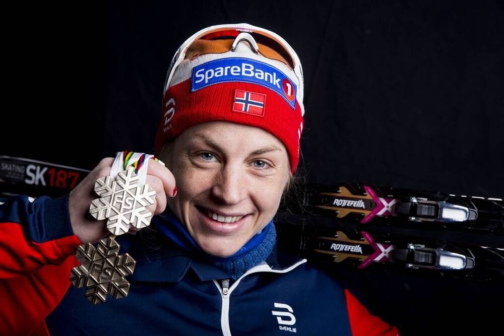 04.03.2017, Lahti, Finland (FIN):Astrid Uhrenholdt Jacobsen (NOR) - FIS nordic world ski championships, cross-country, medals, Lahti (FIN). www.nordicfocus.com. © Modica/NordicFocus. Every downloaded picture is fee-liable.