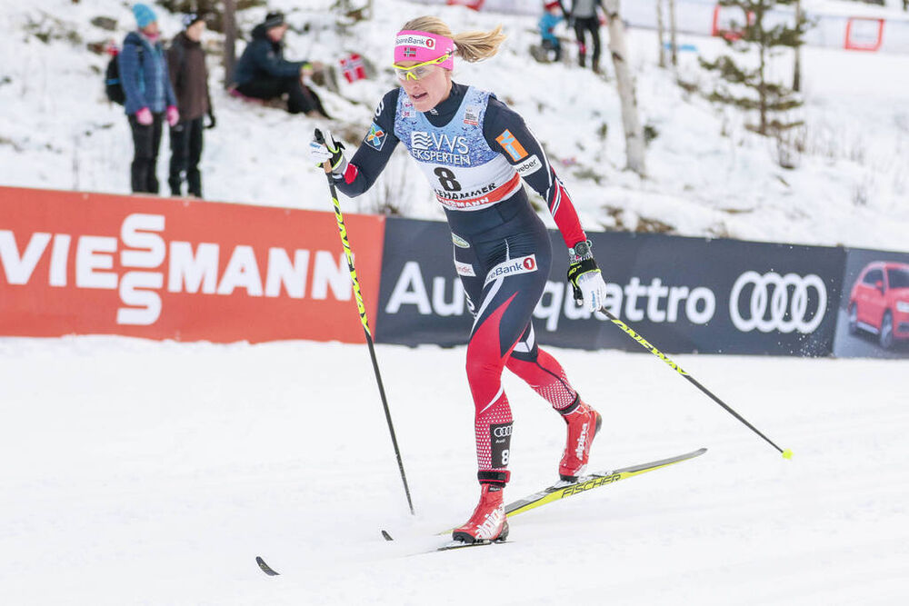 04.12.2016, Lillehammer, Norway (NOR):Ragnhild Haga (NOR) - FIS world cup cross-country, pursuit women, Lillehammer (NOR). www.nordicfocus.com. © Modica/NordicFocus. Every downloaded picture is fee-liable.