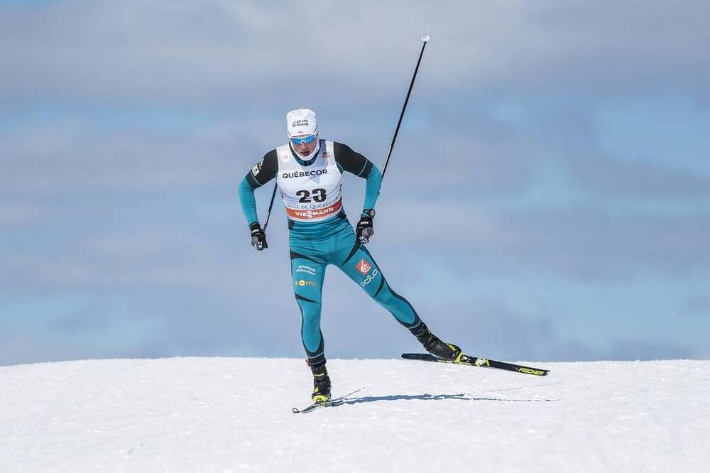 17.03.2017, Quebec, Canada (CAN):Lucas Chanavat (FRA) - FIS world cup cross-country, individual sprint, Quebec (CAN). www.nordicfocus.com. © Modica/NordicFocus. Every downloaded picture is fee-liable.