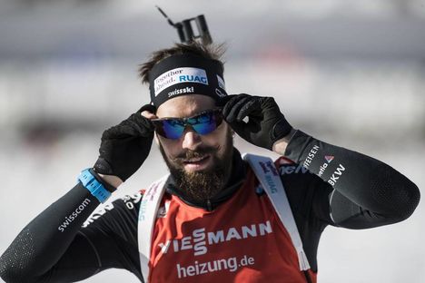 NordicFocus 11.02.2017, Hochfilzen, Austria (AUT):Benjamin Weger (SUI) - IBU world championships biathlon, sprint men, Hochfilzen (AUT). www.nordicfocus.com. © NordicFocus. Every downloaded picture is fee-liable.