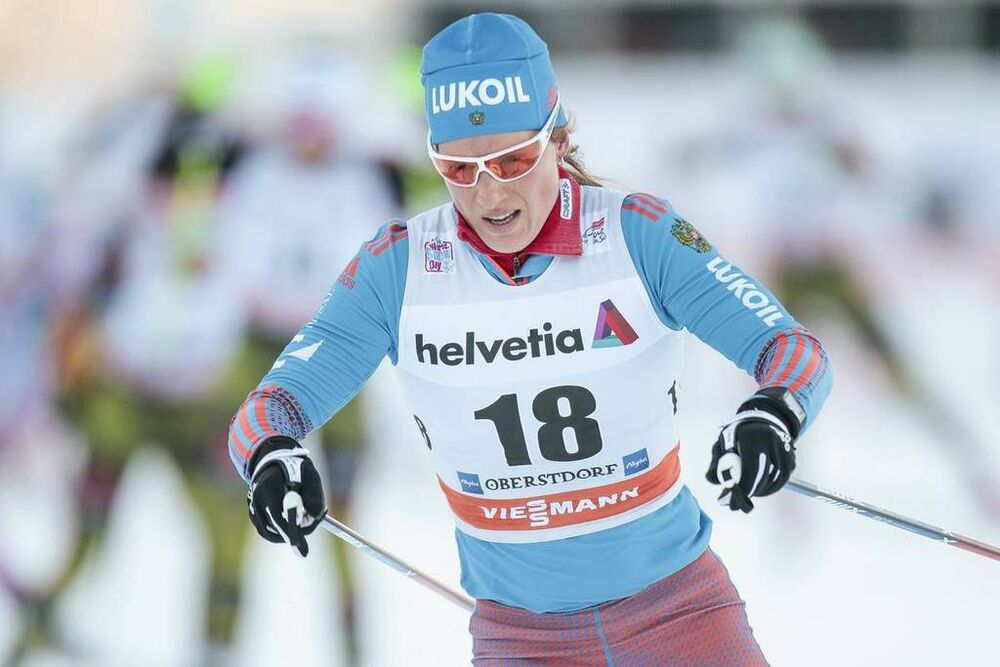 03.01.2017, Oberstdorf, Germany (GER):Yulia Tchekaleva (RUS) - FIS world cup cross-country, tour de ski, skiathlon women, Oberstdorf (GER). www.nordicfocus.com. © Modica/NordicFocus. Every downloaded picture is fee-liable.