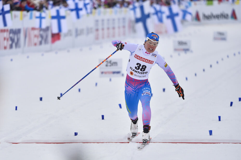 28.02.2017, Lahti, Finland (FIN):Kerttu Niskanen (FIN) - FIS nordic world ski championships, cross-country, 10km women, Lahti (FIN). www.nordicfocus.com. © Thibaut/NordicFocus. Every downloaded picture is fee-liable.