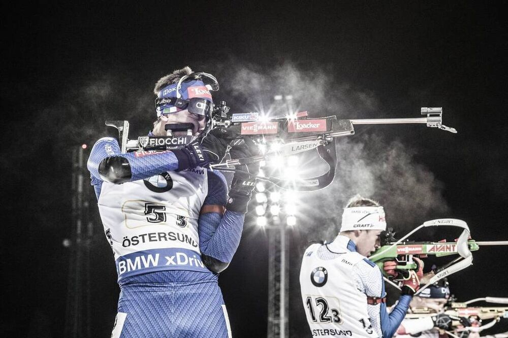 26.11.2017, Oestersund, Sweden, (SWE):Dominik Windisch (ITA) - IBU world cup biathlon, relay mixed, Oestersund (SWE). www.nordicfocus.com. © Manzoni/NordicFocus. Every downloaded picture is fee-liable.