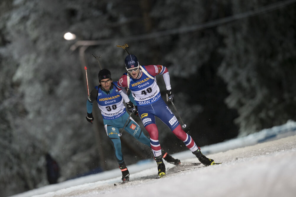30.11.2017, Oestersund, Sweden, (SWE):Johannes Thingnes Boe (NOR) - IBU world cup biathlon, individual men, Oestersund (SWE). www.nordicfocus.com. © Manzoni/NordicFocus. Every downloaded picture is fee-liable.