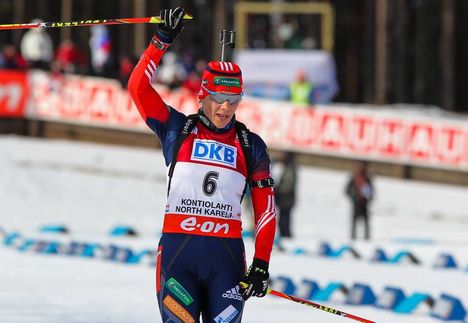 NordicFocus 16.03.2014, Kontiolahti, Finland (FIN): Olga Zaitseva (RUS), Rossignol, Rottefella,Leki, adidas- IBU world cup biathlon, pursuit women, Kontiolahti (FIN). www.nordicfocus.com. © Laiho/NordicFocus. Every downloaded picture is fee-liable.