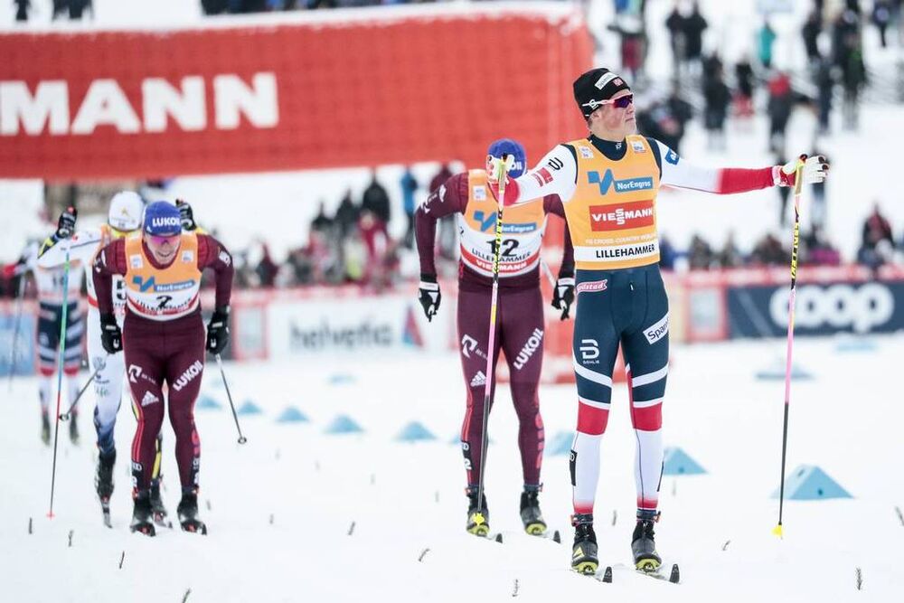 02.12.2017, Lillehammer, Norway (NOR):Johannes Hoesflot Klaebo (NOR) - FIS world cup cross-country, individual sprint, Lillehammer (NOR). www.nordicfocus.com. © Modica/NordicFocus. Every downloaded picture is fee-liable.