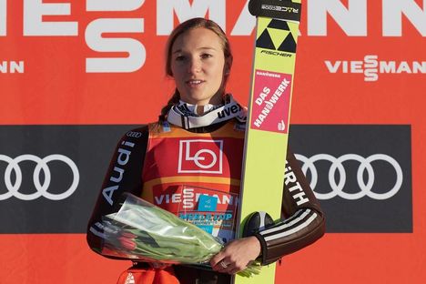 NordicFocus 03.12.2017, Lillehammer, Norway (NOR):Katharina Althaus (GER) - FIS world cup ski jumping ladies, individual HS138, Lillehammer (NOR). www.nordicfocus.com. © Rauschendorfer/NordicFocus. Every downloaded picture is fee-liable.