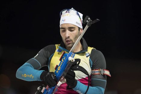 NordicFocus 03.12.2017, Oestersund, Sweden, (SWE):Martin Fourcade (FRA) - IBU world cup biathlon, pursuit men, Oestersund (SWE). www.nordicfocus.com. © Manzoni/NordicFocus. Every downloaded picture is fee-liable.