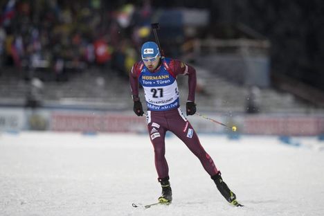 NordicFocus 30.11.2017, Oestersund, Sweden, (SWE):Anton Shipulin (RUS) - IBU world cup biathlon, individual men, Oestersund (SWE). www.nordicfocus.com. © Manzoni/NordicFocus. Every downloaded picture is fee-liable.