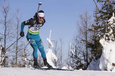 NordicFocus 27.01.2017, Duszniki Zdroj, Poland (POL):Antonin Guigonnat (FRA) - IBU Open European championships biathlon, sprint men, Duszniki Zdroj (POL). www.nordicfocus.com. © Manzoni/NordicFocus. Every downloaded picture is fee-liable.