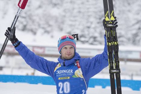 NordicFocus 09.12.2017, Hochfilzen, Austria (AUT):Maxim Tsvetkov (RUS) - IBU world cup biathlon, pursuit men, Hochfilzen (AUT). www.nordicfocus.com. © Manzoni/NordicFocus. Every downloaded picture is fee-liable.