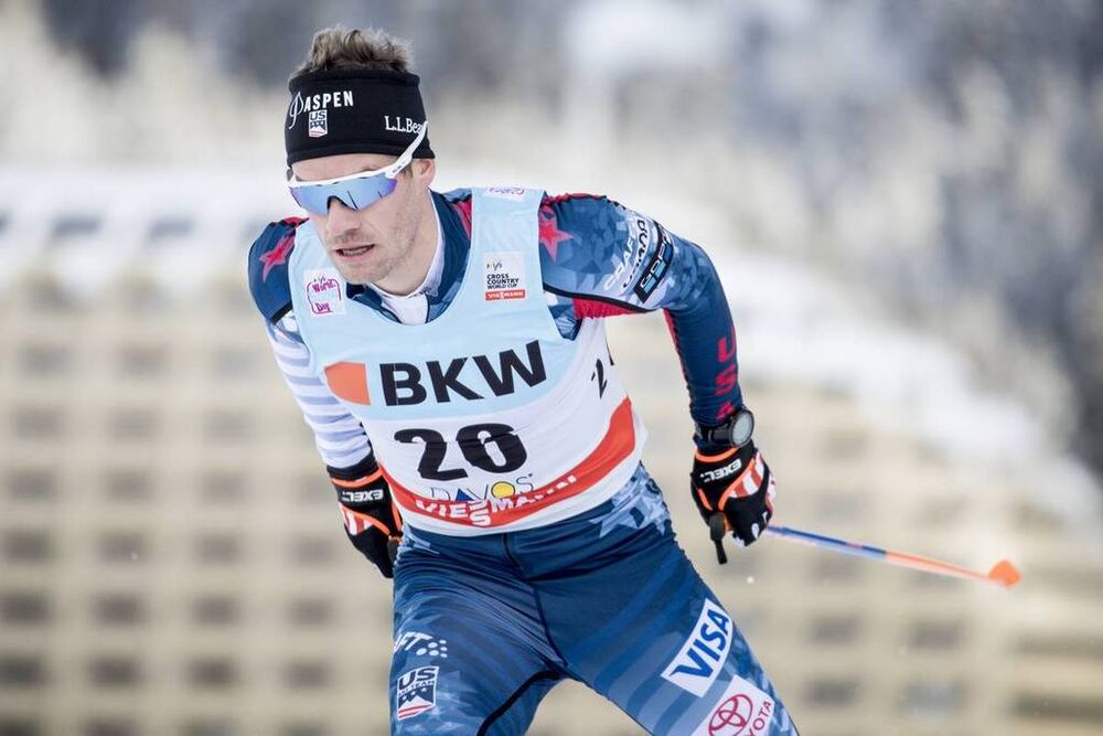 09.12.2017, Davos, Switzerland (SUI):Simeon Hamilton (USA) - FIS world cup cross-country, individual sprint, Davos (SUI). www.nordicfocus.com. © Modica/NordicFocus. Every downloaded picture is fee-liable.