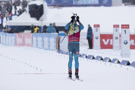 NordicFocus 16.12.2017, Annecy-Le Grand Bornand, France (FRA):Martin Fourcade (FRA) - IBU world cup biathlon, pursuit men, Annecy-Le Grand Bornand (FRA). www.nordicfocus.com. © Manzoni/NordicFocus. Every downloaded picture is fee-liable.