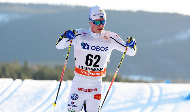 FILIP DANIELSSON, SK Bore var bäste svensk på 15 km klassisk i Scan-cupen i finska Vuokatti. Han slutade 12:a. Foto: ROLF ZETTERBERG