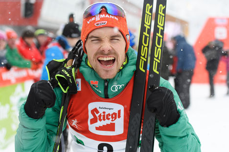 NordicFocus 17.12.2017, Ramsau, Austria (AUT):Fabian Riessle (GER) - FIS world cup nordic combined, individual gundersen HS96/10km, Ramsau (AUT). www.nordicfocus.com. © Rauschendorfer/NordicFocus. Every downloaded picture is fee-liable.