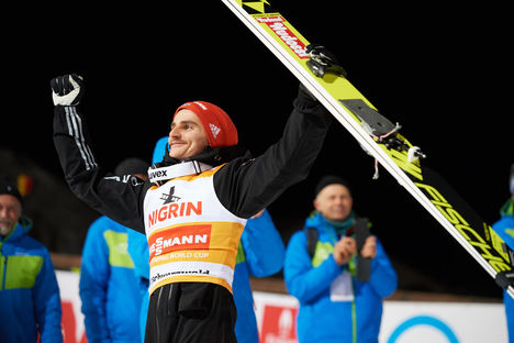 NordicFocus 10.12.2017, Titisee-Neustadt, Germany (GER):Richard Freitag (GER) - FIS world cup ski jumping, individual HS142, Titisee-Neustadt (GER). www.nordicfocus.com. © Rauschendorfer/NordicFocus. Every downloaded picture is fee-liable.