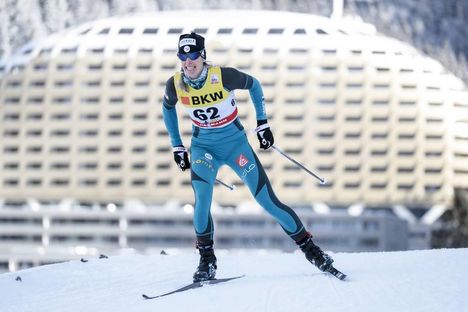 NordicFocus 09.12.2017, Davos, Switzerland (SUI):Aurore Jean (FRA) - FIS world cup cross-country, individual sprint, Davos (SUI). www.nordicfocus.com. © Modica/NordicFocus. Every downloaded picture is fee-liable.