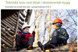 Tiltak i eksisterende bygg illustrasjon