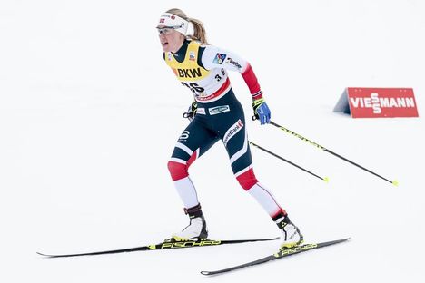 NordicFocus 10.12.2017, Davos, Switzerland (SUI):Ragnhild Haga (NOR) - FIS world cup cross-country, 10km women, Davos (SUI). www.nordicfocus.com. © Modica/NordicFocus. Every downloaded picture is fee-liable.
