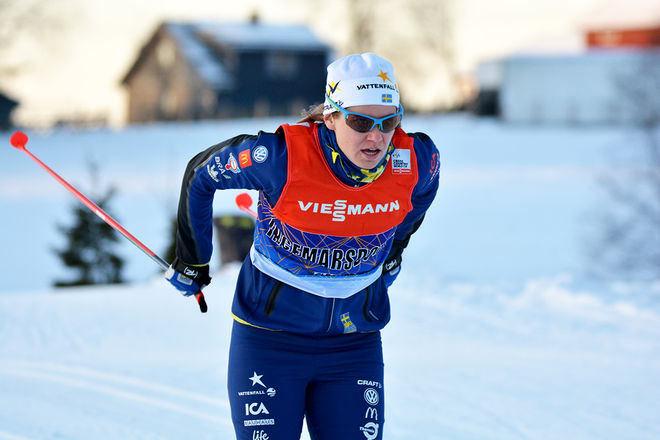 IDA INGEMARSDOTTER är en av dom längdåkare som fick klartecken för vinterns OS under onsdagen. Foto: ROLF ZETTERBERG