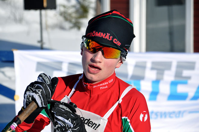 ÄNTLIGEN en bild på Pål Jonsson från Strömnäs, killen som vunnit två tävlingar i Scandic cup och som är son till fd landslagsstjärnan Niklas Jonsson. Foto: HÅKAN SVENSSON