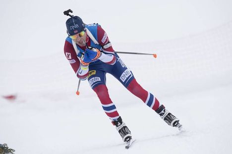 NordicFocus 10.12.2017, Hochfilzen, Austria (AUT):Ole Einar Bjoerndalen (NOR) - IBU world cup biathlon, relay men, Hochfilzen (AUT). www.nordicfocus.com. © Manzoni/NordicFocus. Every downloaded picture is fee-liable.