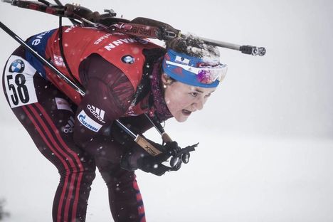 NordicFocus 08.12.2017, Hochfilzen, Austria (AUT):Ekaterina Yurlova-Percht (RUS) - IBU world cup biathlon, sprint women, Hochfilzen (AUT). www.nordicfocus.com. © Manzoni/NordicFocus. Every downloaded picture is fee-liable.